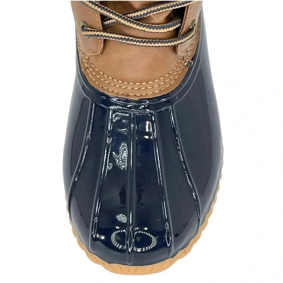 Sporto Ariel Tan Leather Medium Width Womens Duck Boots - Picture 6 of 12